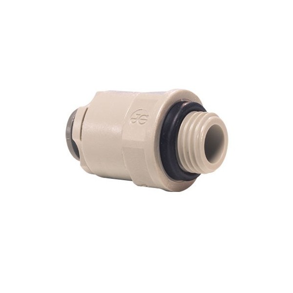 John Guest Adaptador macho 5/16 - rosca BSP 1/4 para tubo de metal John Guest Adaptador macho 5/16 - rosca BSP 1/4 para tubo de metal