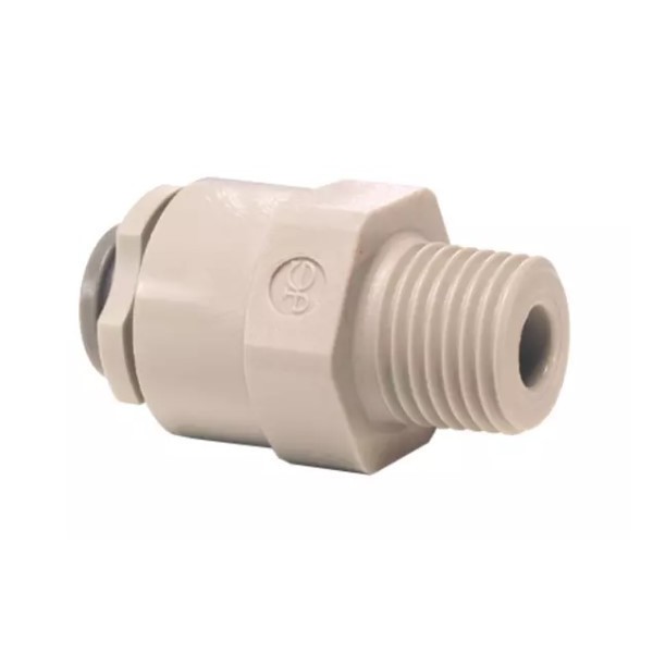 John Guest Adaptador macho 5/16 - rosca BSPT 1/4 para tubo de metal John Guest Adaptador macho 5/16 - rosca BSPT 1/4 para tubo de metal