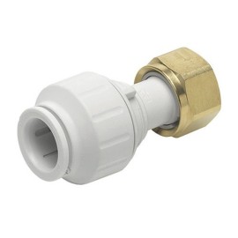 John Guest Adaptador hembra tuerca loca asiento plano