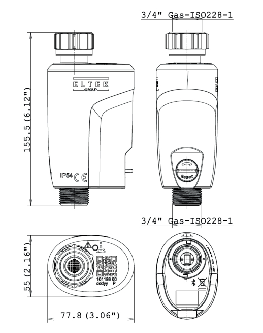 Dibujo técnico del producto